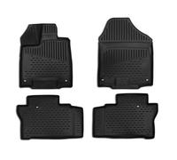 Element EXP.ELEMENT3D1837210k 3D Rubber Mats Floor Mats Honda Pilot 2016-5-Seat (USA) 4-Piece Set, Black