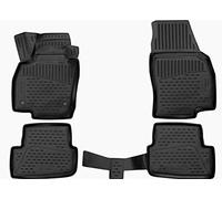 Element EXP.ELEMENT3D2563210 3D Rubber Car Mats for Kia Rio (YB) 06/2017 Saloon/Hatchback (X-Line) 4-Piece Set, Black
