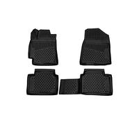 Element EXP.ELEMENT3D2568210 3D Rubber Floor Mats for Kia Cerato/Forte 2018 - Set of 4, Black