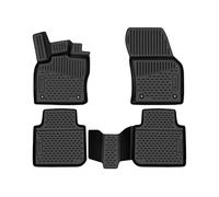 Element EXP.ELEMENT3D4152210k Premium Anti-Slip Rubber Floor Mats for Dacia Renault Year 17-20 Black