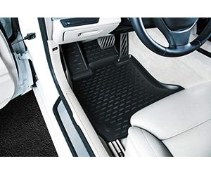 Element EXP.ELEMENT3D48150210k 3D Rubber Floor Mats for Toyota Tacoma 2016-2017 Access Cab Automatic Transmission (USA) 4-Piece Black