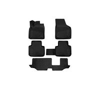 Element EXP.ELEMENT3D5158210k 3D Rubber Car Mats for VW Teramont/Atlas 2nd Row Bench 2017-2018 2019 - Black