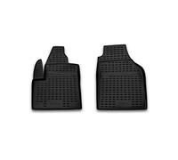 Element EXP.LGT.1495398 Rubber Car Mats for Ford Transit Family Estate 2 Piece 2006 Black