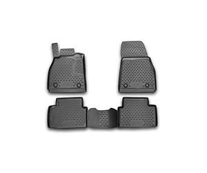Element EXP.NLC.08.20.210k Rubber Car Mats for Chevrolet Malibu 2012-4 Pieces, Black, Fit