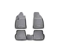 Element EXP.NLC.16.06.210 Rubber Floor Mats for Ford Fusion 2002-2005 Fiesta 2002-2008 4-Piece Set Black