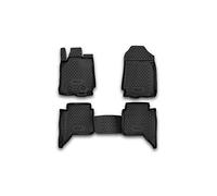 Element EXP.NLC.16.35.210k Rubber Car Mats for Ford Ranger 2 Doors 2011 - 4 Pieces, Black