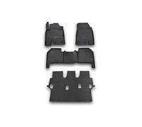 Element EXP.NLC.29.23.210k Rubber Floor Mats Lexus LX570 2012-7-Seat 4-Piece Black