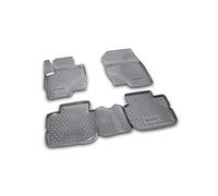 Element EXP.NLC.35.21.210k Rubber Car Mats for Mitsubishi Colt 3D-11/2008 - 4 Pieces, Black