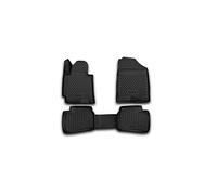 Element EXP.NLC.3D.20.55.210 3D Rubber Floor Mats for Hyundai Elantra 2014-2016 4-Piece Set Black