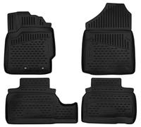 Element EXP.NLC.3D.48.67.210k 3D Rubber Floor Mats for Toyota Venza 2013 - Set of 4, Black