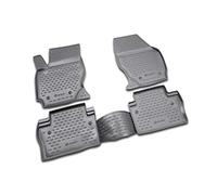 Element EXP.NLC.50.08.210 Rubber Floor Mats for Volvo XC70 2007 - Set of 4, Black, Adjustment Mesuré au Laser Personnalisé