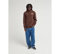 Element Feel The Power hoodie dark brown mustard yellow teal green - XS