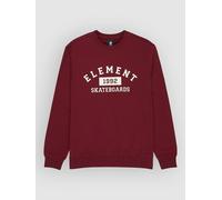 Element - Recycled cotton sweatshirt - Home Team Crew Zinfandel for Men - Size M - Red Red M