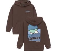 Element - Hoody - Sunrise Hooded Sweatshirt Youth Java - Kid Size 8 y - Brown Brown 8 y