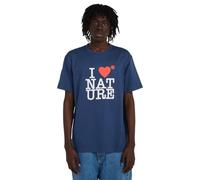 Element I Heart - Short Sleeve T-Shirt - Men - Blue.