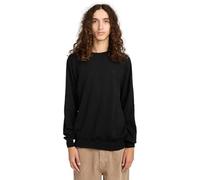 Element Icon Embroidery - Crew Neck Jumper - Men - Black.