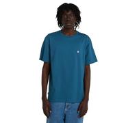 Element Icon Embroidery - Short Sleeve T-Shirt - Men - Blue.