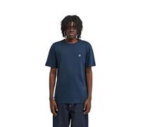 Element Icon Embroidery - Short Sleeve T-Shirt - Men - Blue.