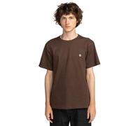 Element Icon Embroidery - Short Sleeve T-Shirt - Men - Brown.