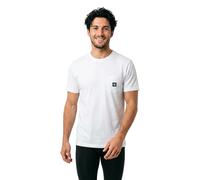 Element Icon Label Pocket - Short Sleeve T-Shirt - Men - White.