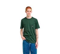 Element Icon Label Pocket - Short Sleeve T-Shirt - Men - Green.