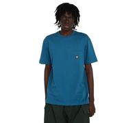 Element Icon Label Pocket - Short Sleeve T-Shirt - Men - Blue.
