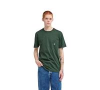Element Icon Label Pocket - Short Sleeve T-Shirt - Men - Green.