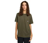Element Icon Label Pocket - Short Sleeve T-Shirt - Men - Green.
