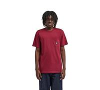 Element Icon Label Pocket - Short Sleeve T-Shirt - Men - Red.