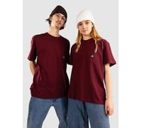Element Icon Label Pocket - Short Sleeve T-Shirt - Men - Red.