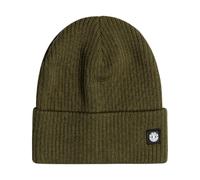 Element Knitted Cuff Beanie Flow Green - Double-Thick, Roll-Up Cuff with Logo Label