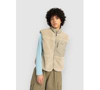 Element - Sleeveless sherpa fleece - Lake Sherpa Vest w Oat Milk for Women in Recycled Polyester - Size L - Beige Beige L