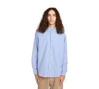 Element Long Sleeve Shirt Button Down Regular Oxford Blue M