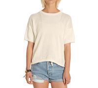 Element Memories Womens Pullover Blouse Ecru XS