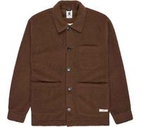 Element - Men's sherpa overshirt - Shepherd Overshirt Java Heather for Men - Size L - Brown Brown L