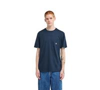 Element Icon Label Pocket - Short Sleeve T-Shirt - Men - Blue.