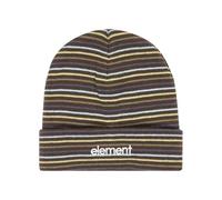 Element Mid Lowcase Stripe - Classic Crown Beanie - Unisex - Brown.