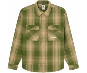 Element - Organic cotton shirt - Hueco 2Pkt Midweight Shirt Bronze Green Aluminium for Men - Size L Green L
