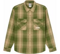 Element - Organic cotton shirt - Hueco 2Pkt Midweight Shirt Bronze Green Aluminium for Men - Size M Green M