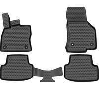 Element Perfectly Fitting Premium 3D Rubber Floor Mats for Mercedes-Benz GLC, Mk1, (X253/C253), 2015-2024, 4 Pieces, Black, 60cm x 80cm x 3cm, TPE Material, Custom Fit