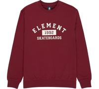 Element - Recycled cotton sweatshirt - Home Team Crew Zinfandel for Men - Size L - Red Red L