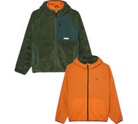 Element - Reversible sherpa fleece - Wolfe Sherpa Reversible Hoody Bronze Green for Men - Size XL Green XL