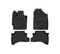Element Rubber Floor Mats for Toyota Yaris 2020-> Hb. 4 Pieces, Black, Adjustment Measure au Laser Personalisé