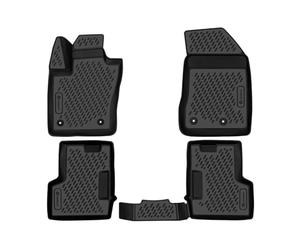 Element Rubber Mat Set for Fiat 500X, 2014-2024, 100% Car Floor Mats, Robust Universal Car Floor Mats, Rubber Mats