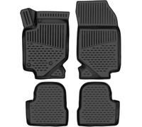 Element Rubber Mat Set for Opel Corsa F 2019-2024 Hatchback (Does Not Fit Electric) 100% Car Floor Mats, Black