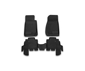 Element Rubber Mats Tailored Floor Mats Jeep Wrangler 4 Door 2007-2018 4-Piece Set