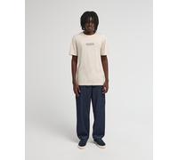 Element Runape short sleeve T-shirt beige dark green - XS