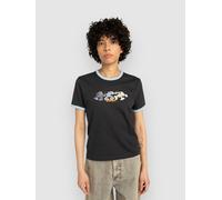 Element Second Nature Ringer T-Shirt off black S