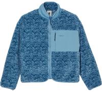 Element - Sherpa zip-up fleece - Oak Sherpa Jacket W Faded Denim for Women in Recycled Polyester - Size S - Blue Blue S