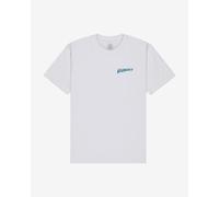 Element Sunrise Short Sleeve T-Shirt White Aqua Blue - M